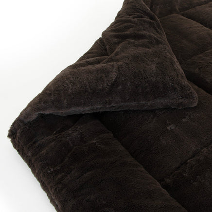 Laura Hill Faux Mink Comforter Quilt Doona Duvet 800GSM - King - ElectronX Plus