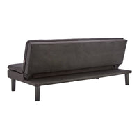 Sarantino 3 Seater Modular Faux Linen Fabric Sofa Bed Couch - Black - ElectronX Plus