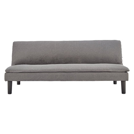 Sarantino 3 Seater Modular Faux Linen Fabric Sofa Bed Couch -Dark Grey - ElectronX Plus