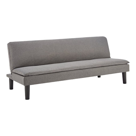 Sarantino 3 Seater Modular Faux Linen Fabric Sofa Bed Couch -Dark Grey - ElectronX Plus