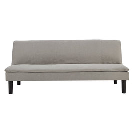 Sarantino 3 Seater Modular Faux Linen Fabric Sofa Bed Couch Light Grey - ElectronX Plus