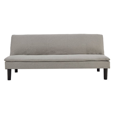 Sarantino 3 Seater Modular Faux Linen Fabric Sofa Bed Couch Light Grey - ElectronX Plus