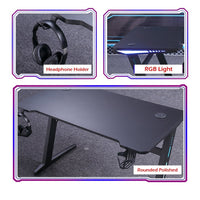 120cm Gaming Desk Desktop PC Computer Desks Desktop Racing Table K-Shaped Leg AU - ElectronX Plus