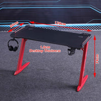 D2105 140cm Gaming Desk Desktop PC Computer Desks Desktop Racing Table Office Laptop Home AU - ElectronX Plus