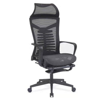 EGCX-K339L Ergonomic Office Chair Seat Adjustable Height Deluxe Mesh Chair Back Support Footrest - ElectronX Plus