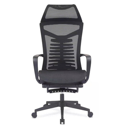 EGCX-K339L Ergonomic Office Chair Seat Adjustable Height Deluxe Mesh Chair Back Support Footrest - ElectronX Plus