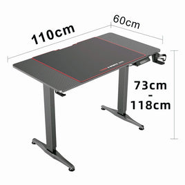 Gaming Standing Desk Home Office Lift Electric Height Adjustable Sit To Stand Motorized Standing Desk 1160 - ElectronX Plus