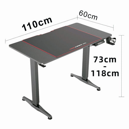 Gaming Standing Desk Home Office Lift Electric Height Adjustable Sit To Stand Motorized Standing Desk 1460 - ElectronX Plus