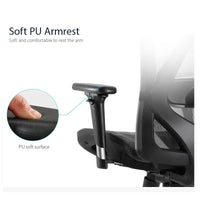 Sihoo M57 Ergonomic Office Chair, Computer Chair Desk Chair High Back Chair Breathable,3D Armrest and Lumbar Support Black without Foodrest - ElectronX Plus