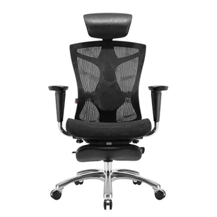 Sihoo Ergonomic Office Chair V1 4D Adjustable High-Back Breathable With Footrest And Lumbar Support Black - ElectronX Plus