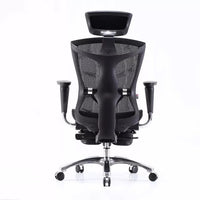 Sihoo Ergonomic Office Chair V1 4D Adjustable High-Back Breathable With Footrest And Lumbar Support Black - ElectronX Plus