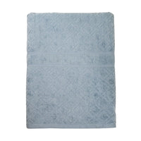 Premium Velour Diamond Design Jacquard Bath Towel (Blue) - ElectronX Plus