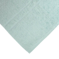 Premium Velour Diamond Design Jacquard Bath Towel (Aqua) - ElectronX Plus