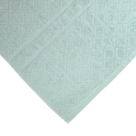 Premium Velour Diamond Design Jacquard Bath Towel (Aqua) - ElectronX Plus