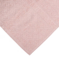 Premium Velour Diamond Design Jacquard Bath Towel (Pink) - ElectronX Plus