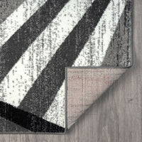 Adore Geometric Textural Rug - Grey - 160x160 - ElectronX Plus