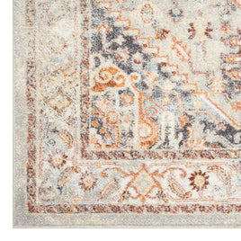 Ornate Persian Vintage Rug - Grey - 160x160 - ElectronX Plus