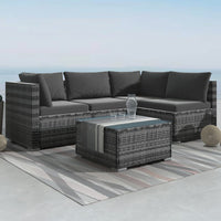 Outdoor Modular Lounge Sofa Bondi -Grey - ElectronX Plus