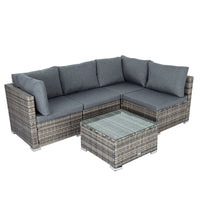 Outdoor Modular Lounge Sofa Bondi -Grey - ElectronX Plus