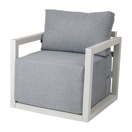 Alfresco Serenity Outdoor Lounge Set – Charcoal Grey - ElectronX Plus