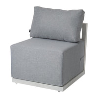 Alfresco Contemporary All-Weather Lounge Set – Charcoal Grey - ElectronX Plus