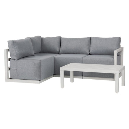 Four-Seat Alfresco Harmony Set – Charcoal Grey - ElectronX Plus