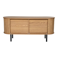 Ripple Sideboard with Sliding Doors — Earthy Elegance Redefined - ElectronX Plus