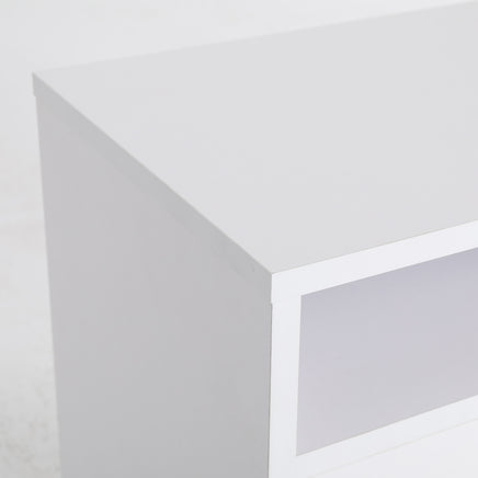 2X Bedside Table Side Storage Cabinet Nightstand Bedroom 2 Drawer ANYA - WHITE - ElectronX Plus