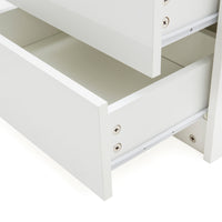 Bedside Table 3 Drawers RGB LED Bedroom Cabinet Nightstand Gloss GLORY WHITE - ElectronX Plus