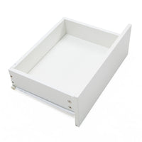 Bedside Table 3 Drawers RGB LED Bedroom Cabinet Nightstand Gloss GLORY WHITE - ElectronX Plus