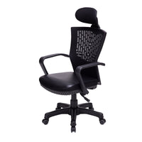 Ergonomic Korean Office Chair CHILL BLACK - ElectronX Plus