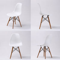 2X Retro Dining Cafe Chair DSW WHITE - ElectronX Plus