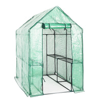 Garden Greenhouse Walk-In Shed 1.9x1.2x1.9M PE Apex - ElectronX Plus