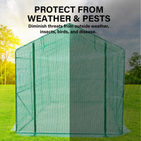 Garden Greenhouse Shed PE Cover Only 350m Apex - ElectronX Plus