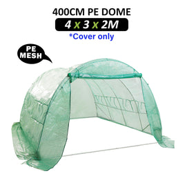 Garden Greenhouse Shed PE Cover Only 400cm Dome Tunnel - ElectronX Plus