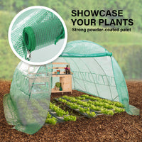 Garden Greenhouse Shed PE Cover Only 400cm Dome Tunnel - ElectronX Plus