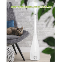 SANSAI Air Humidifier Ultrasonic Cool Mist 3.3L WHITE - ElectronX Plus