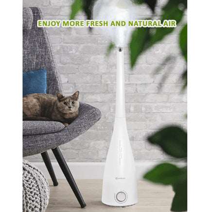 2X SANSAI Air Humidifier Ultrasonic Cool Mist 3.3L WHITE - ElectronX Plus