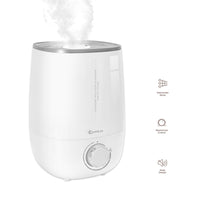 SANSAI Air Humidifier Ultrasonic Cool Mist 4.8L WHITE - ElectronX Plus