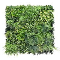 YES4HOMES 1 SQM Artificial Plant Wall Grass Panels Vertical Garden Foliage Tile Fence 1X1M Green - ElectronX Plus