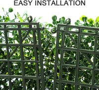 YES4HOMES 12 x Artificial Plant Wall Grass Panels Vertical Garden Tile Fence 50X50CM Green - ElectronX Plus