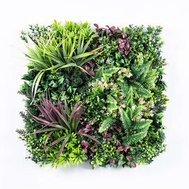 YES4HOMES 12 Artificial Plant Wall Grass Panels Vertical Garden Foliage Tile Fence 50X50 CM - ElectronX Plus