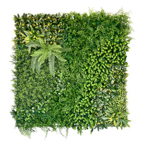 YES4HOMES 5 SQM Artificial Plant Wall Décor Grass Panels Vertical Garden Foliage Tile Fence 1X1M Green - ElectronX Plus