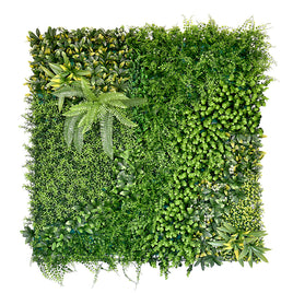 YES4HOMES 5 SQM Artificial Plant Wall Décor Grass Panels Vertical Garden Foliage Tile Fence 1X1M Green - ElectronX Plus