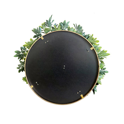 YES4HOMES Artificial Green Wall Plant Garden Panel Daffodil Smile Disc Art 50cm Grassy  UV Resistant Frame - ElectronX Plus