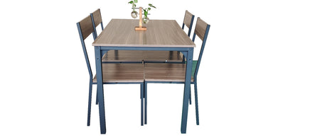 YES4HOMES 5 Piece Kitchen Dining Room Table and Chairs Set Furniture - ElectronX Plus