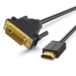 UGREEN 10136 HDMI To DVI 24+1 Cable 3M - ElectronX Plus