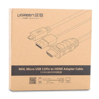 UGREEN MHL Micro USB 11 Pin to HDMI Adater Cable 2M (20139) - ElectronX Plus