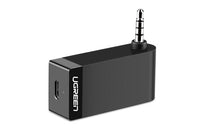 UGREEN Wireless Bluetooth 4.1 Music Audio Receiver Adapter with Mic & Batery - black (30348) - ElectronX Plus