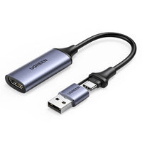 UGREEN 40189 USB-C to HDMI 2 in 1 HD Video Capture Card - ElectronX Plus